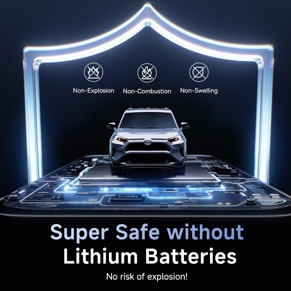 Пуско-зарядное устройство Baseus PrimeTrip VJ1 Supercapacitor Car Jump Starter 1200A Cosmic Black Одесса - изображение 8