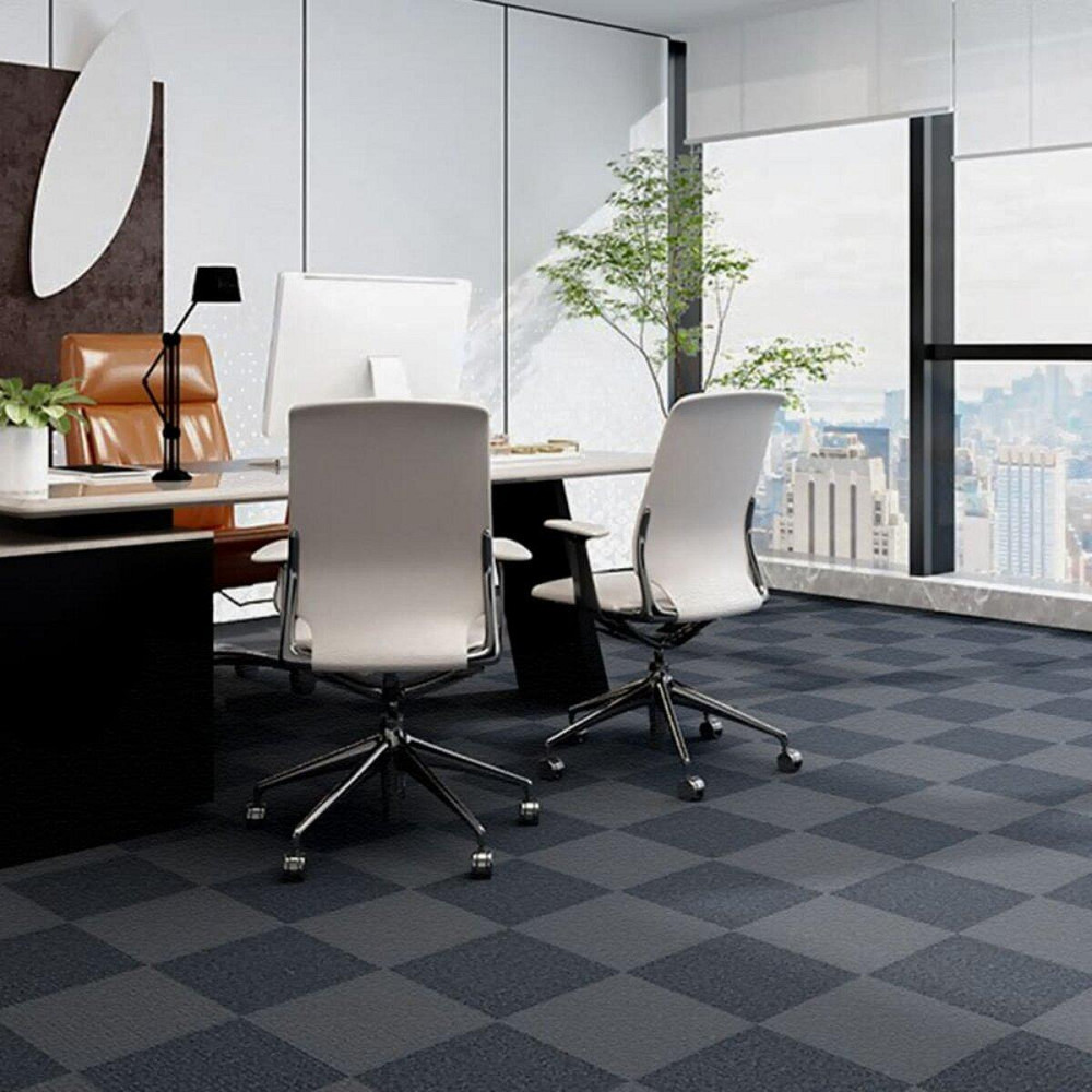 Самоклеящаяся плитка под ковролин темно-серая 300х300х4,5мм SW-00001420 Киев - изображение 5