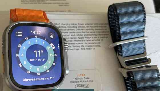 Смарт -Часы Apple Watch Ultra 49mm. Titanium Ceramic. Киев