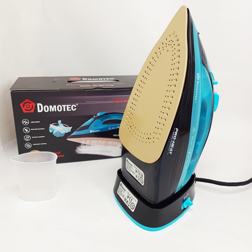 Парова праска для дому стаціонарна Domotec MS-1210В 2400Вт, Праска відпарювач для прасування речей WB-35 Львів - фото 10