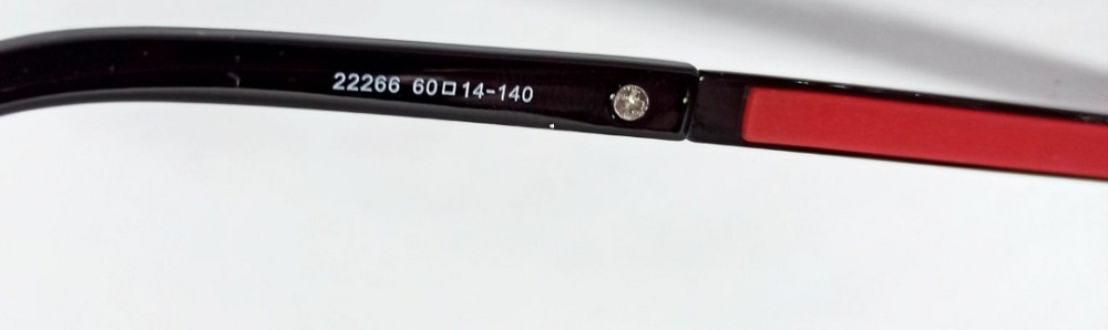 Брендовые очки маска черные однотонные с красными вставками. Киев - изображение 4