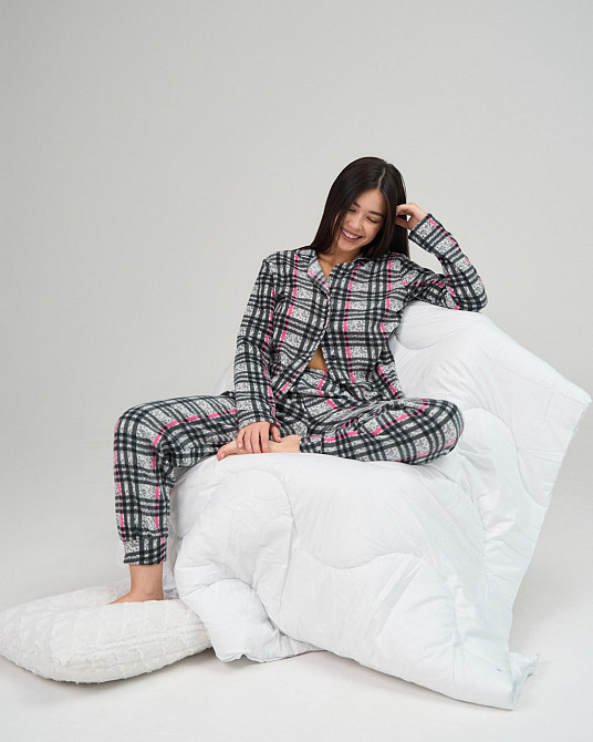 Жіночий костюм зі штанами Фліс на ґудзиках Карта Lady Secret 94101 Київ - фото 1