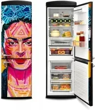 Холодильник Lodówka Vestfrost Art Collection Frida Kahlo VR-FB373-2E2BM z zamrażalnikiem dolnym 190,1 cm Czarna Киев