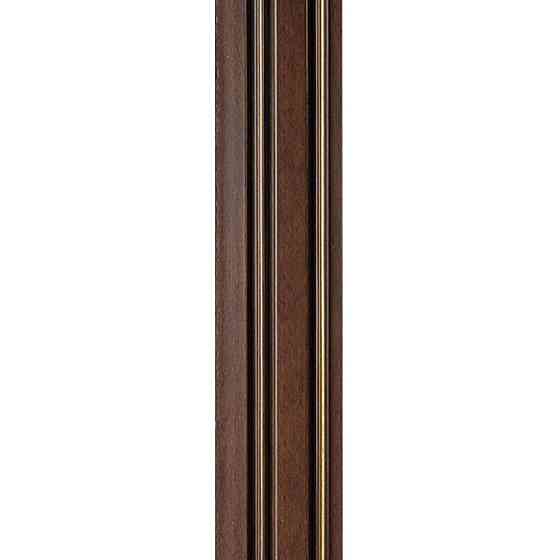 Рейка декоративная PS 2900х120х12мм Темный орех с золотом SW-00002131- Киев