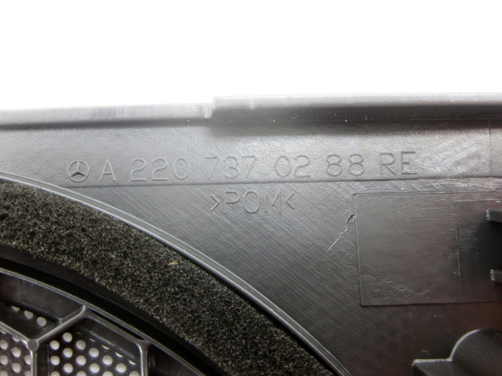 Mercedes-Benz  A2207370288 9B51 Накладка динаміка на карті задніх правих дверей колір антрацит S-class short W220 S-class long V220 Одеса - фото 10