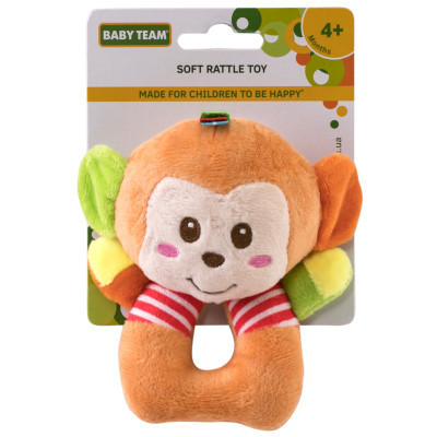 Брязкальце Baby Team м&apos;яке Мавпочка (8501_Обезьянка) Вінниця - фото 1
