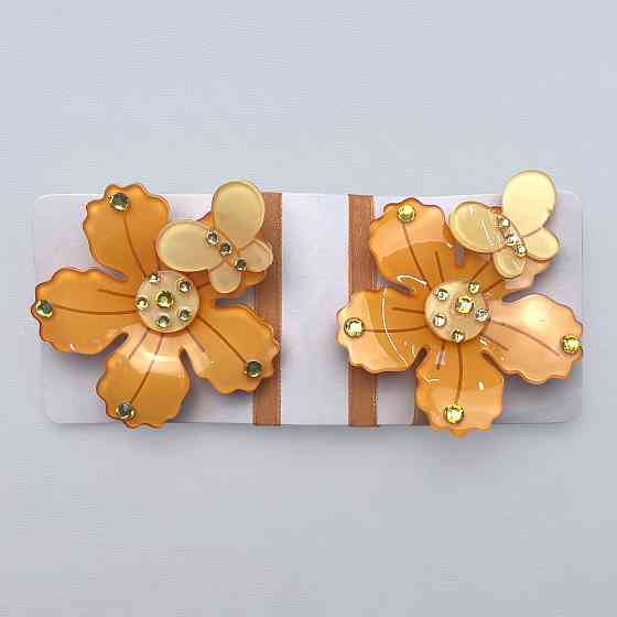 Магніти для штор і гардин Весна набір 2 шт Помаранчевий 81-314 Київ