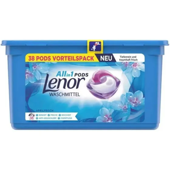 Капсулы для стирки Lenor 3в1 Waschmittel универсальные 38 шт Львов