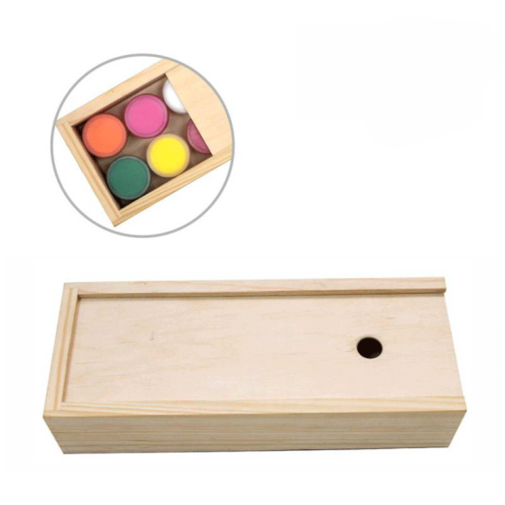 Пенал для гуаши деревянный 16х12,5х5,3см ROSA Studio 24,3×9,5×5,3 Киев