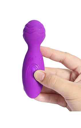Вібромасажер Dilianni mini massager 10 режимів вібрації фіолетовий Sex Aura Київ