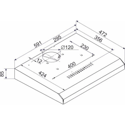 Вытяжка кухонная Hansa OSC6133SIH Винница - изображение 2