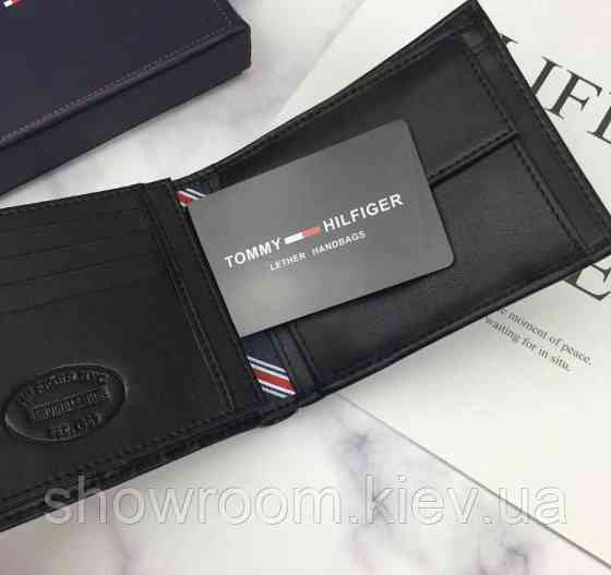 Чоловіче шкіряне портмоне (3302) подарункове паковання Київ