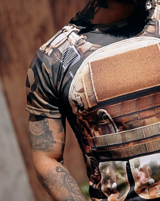 Тактическая потоотводящая футболка oblivion GENEZIS  ДЛ7158 Одесса - изображение 10