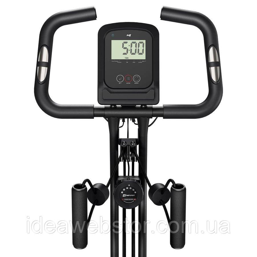 Велотренажер Hop-Sport HS-3030X Apeks X-Bike чорно-золотистий Київ - фото 2