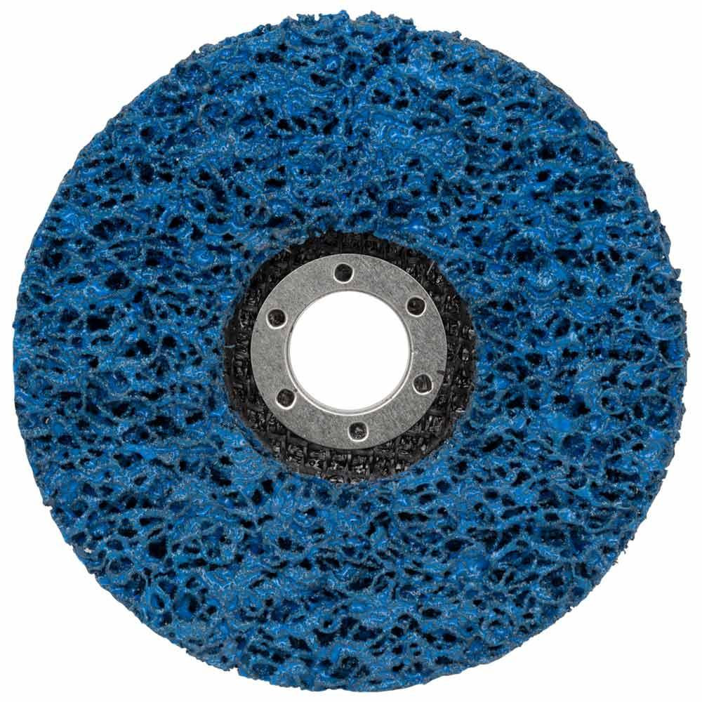 Коло зачистне з нетканого абразиву (корал) Т27 Ø125×22.23мм синій середня жорсткість SIGMA (9176711) Рівне - фото 2