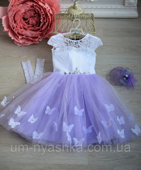 Детские нарядные платья с бабочками на 5-7 лет Кривой Рог - изображение 6