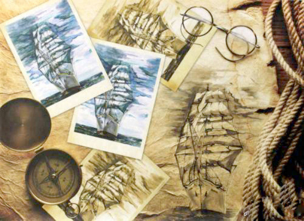 Папір для декупажу "Мариніст" 30,8*44см 45г/м2 69201746, шт Київ - фото 1