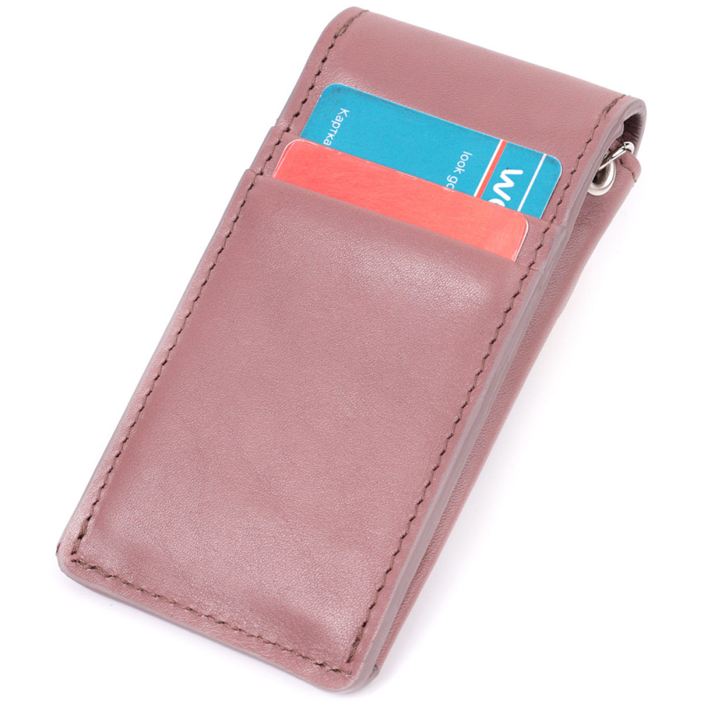 Женская необычная ключница в виде футляра из натуральной кожи GRANDE PELLE 22571 Бежевая Киев - изображение 6