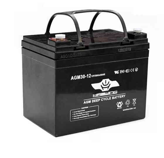 Аккумулятор Haswing 30Ah 12V 9.1 Кг (Черный) 30Ah Agm H Днепр