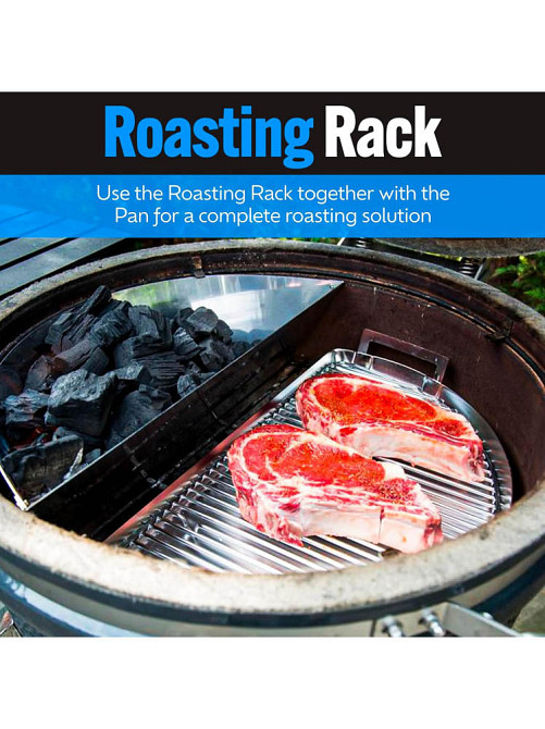 Решетка Slow and Sear Roast'N Smoke Rack для гриля и поддона Drip'N Griddle Pan ACC-RRS Код: 013696 Ровно - изображение 7