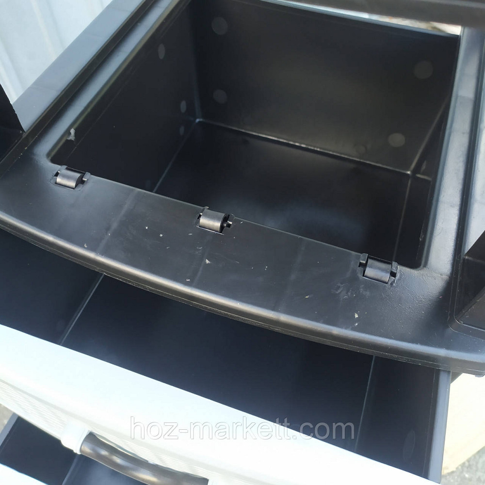 Комод пластиковый тумба Стиль серый на 6 ящиков Украина Харьков - изображение 8