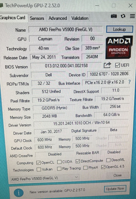 Видеокарта AMD Fire Pro V5900. відеокарта AMD Fire Pro v5900 Київ - фото 2