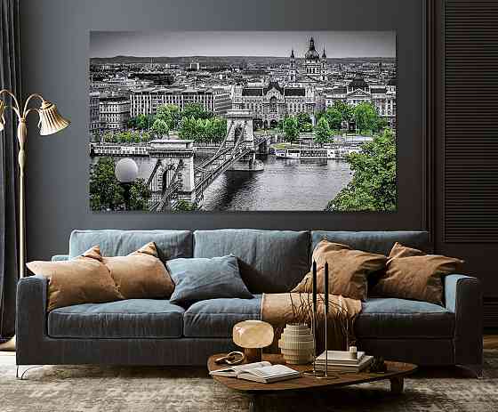Картина холст в гостиную / спальню  Будапешт    MLP_153 70x140 см Киев