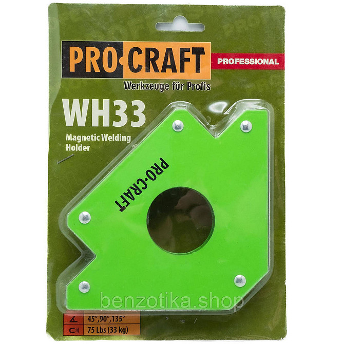 Магнітний кутник для зварювання Procraft WH33 Київ - фото 1