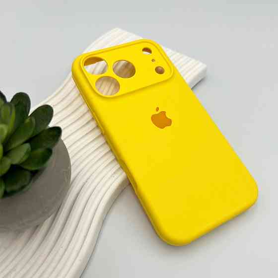 Чохол для смартфона Silicone Full Case AA Camera Protect for Apple iPhone 17 Pro Max 56,Sunny Yellow Київ