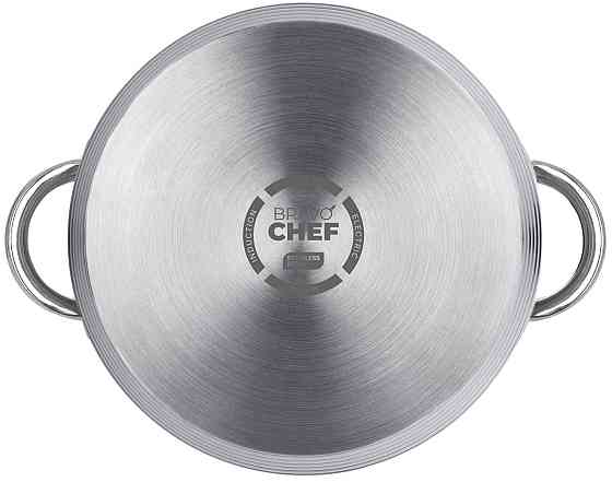 Кастрюля Bravo Chef 18 см (2.6 л) с крышкой (6720868) Киев