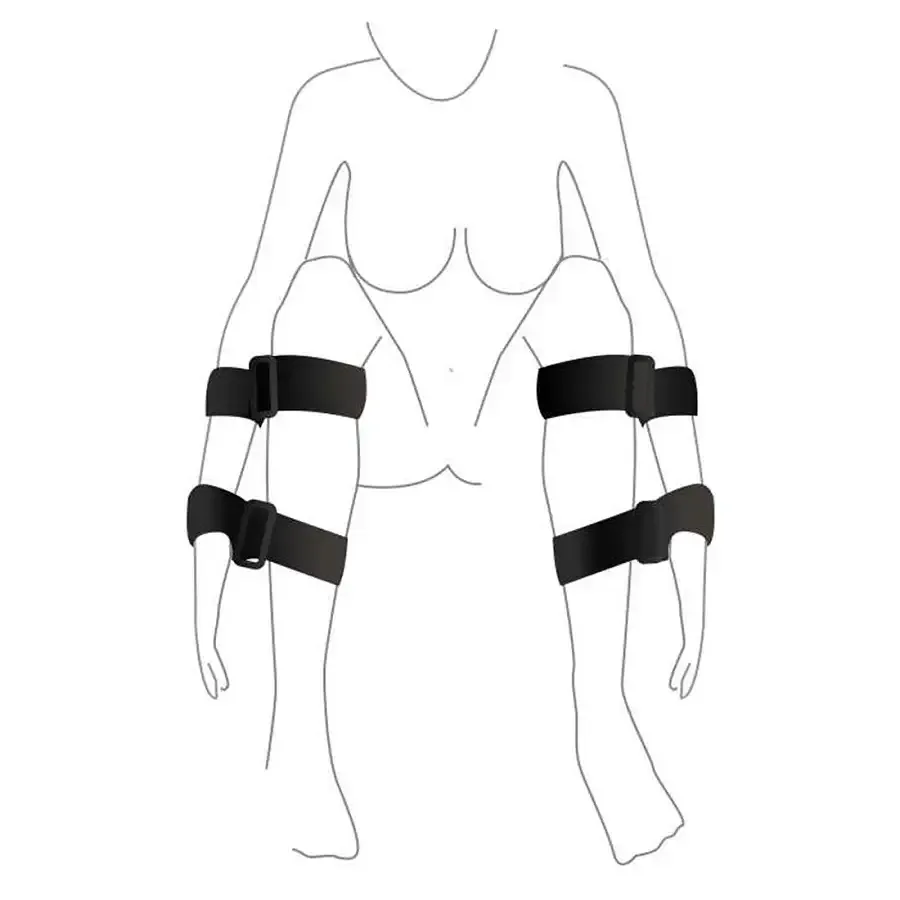 Набір для фіксації Art of Sex - BDSM Hands to feet Simple Львів - фото 2