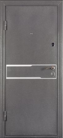 Двері вхідні Дарімаг Арізона Антік срібло / ПВХ Бежевий 860х2050 мм Київ