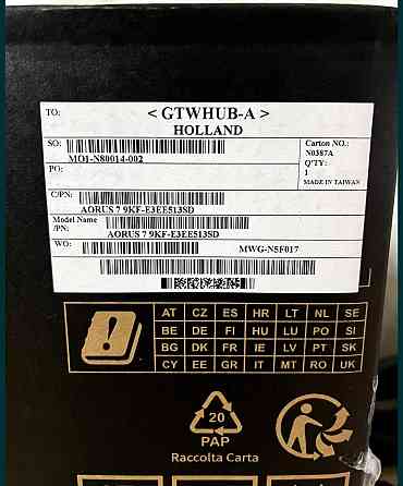 Ноутбук: GIGABYTE AORUS 7 9KF (9KF-E3EE513SD) Київ