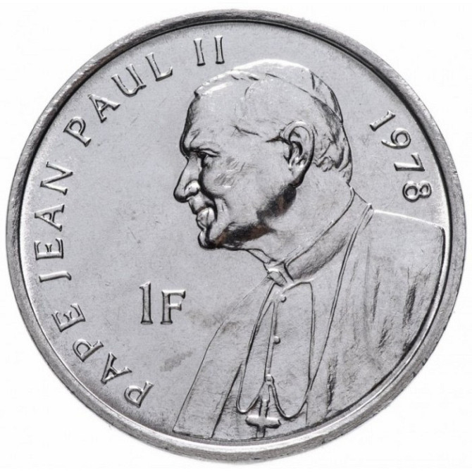 Congo Конго 1 франк 2004 UNC Полтава - изображение 1