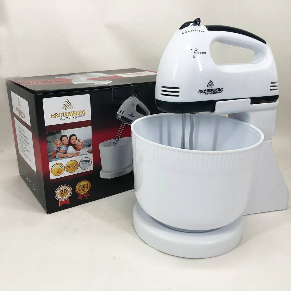 Міксер побутовий кухонний Crownberg, Ручний міксер-мішалка, Міксер для тіста на кекс RW-89 Івано-Франківськ - фото 6