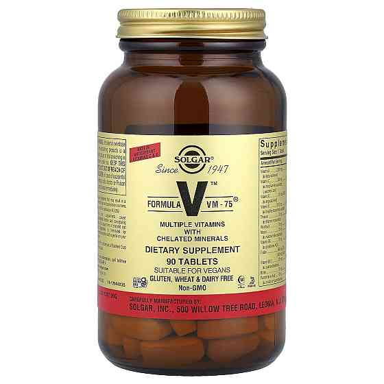 Мультивитамины (Formula V VM-75 Multiple Vitamins with Minerals) 90 таблеток Киев