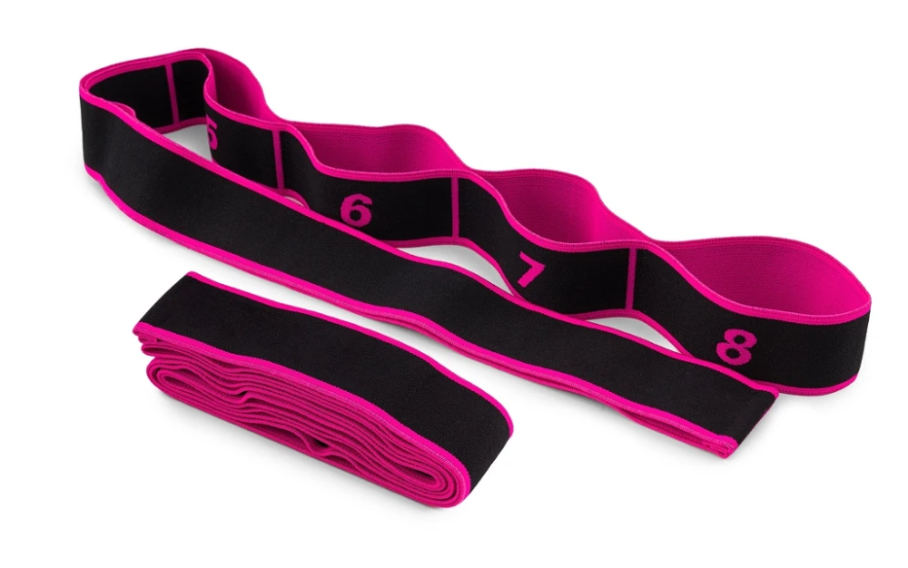 Еспандер з петлями для розтяжки PowerPlay PP_4311 Fitness Band Рожева (88*4см.) Каменское - изображение 2