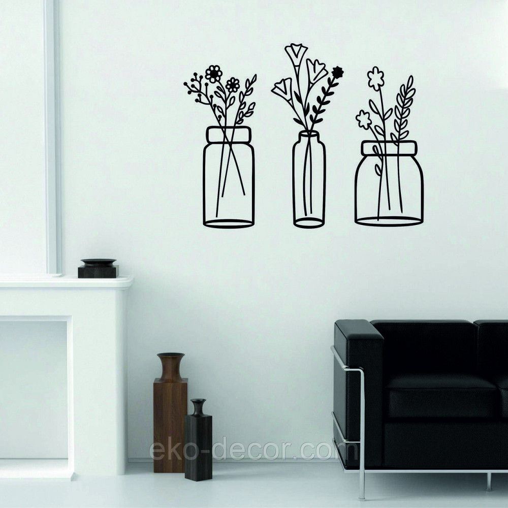 Декоративне настінне Панно «Квіти» Декор на стіну Київ - фото 4