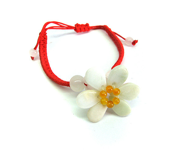 Браслет из натурального нефрита Цветок Киев - изображение 1