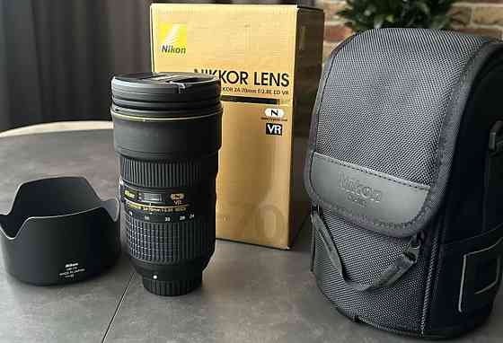 Обʼєктив Nikon Nikkor AF-S 24-70 mm f/2,8E ED VR Киев