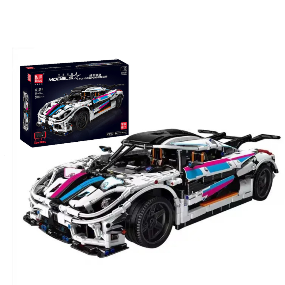 Конструктор спортивный автомобиль.Суперкар “Koenigsegg” на 3063 детали,белая Каменец-Подольский - изображение 1