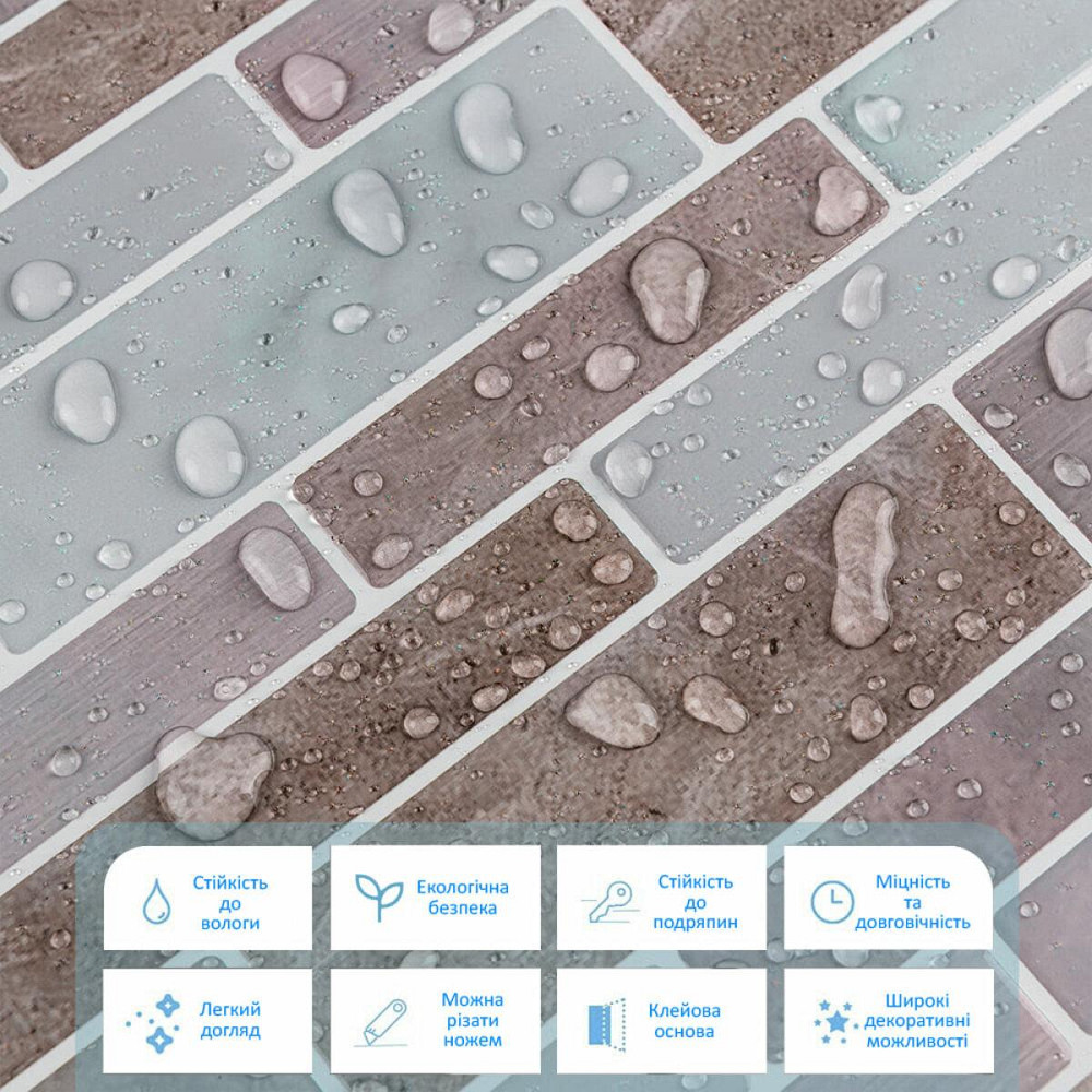 Самоклеющаяся полиуретановая плитка 305х305х1мм (D) SW-00001938 Днепр - изображение 4