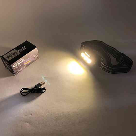Ліхтар із різними режимами роботи YD02-COB (White+red+blue), Led ліхтар налобний LS-131 акумуляторний 1000лм Київ