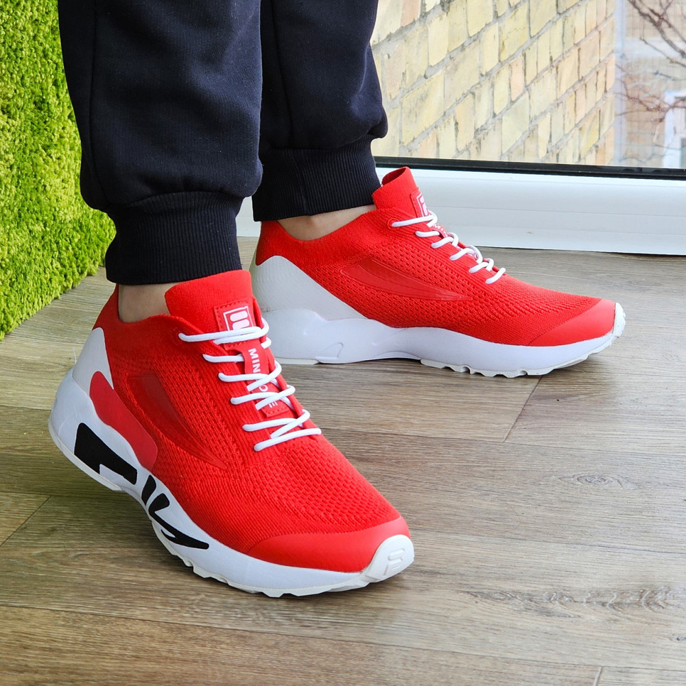 Кроссовки FILA Красные Мужские Фила Тканевые Летние для Бега (размеры: 41,42,43) Днепр - изображение 8