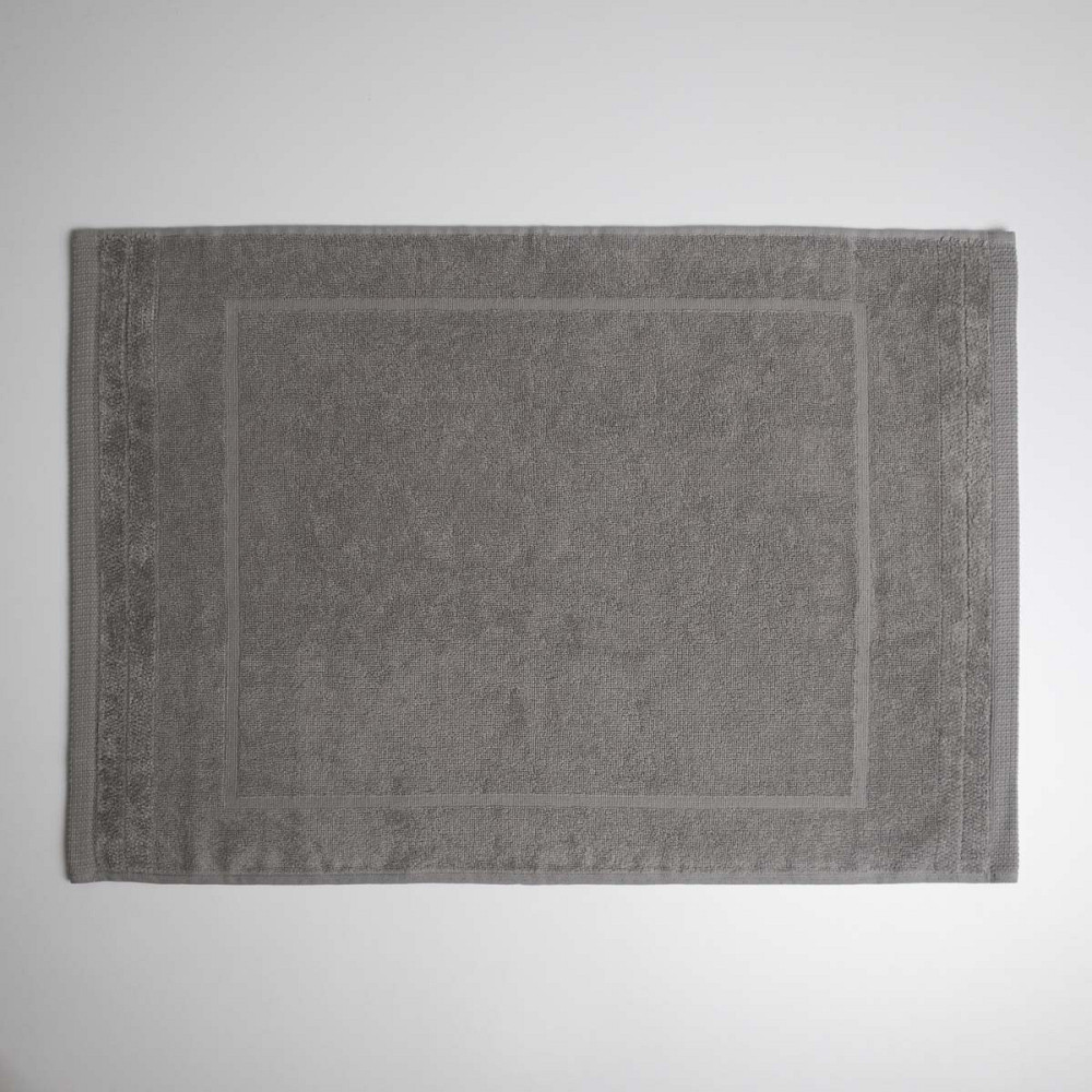Рушник махровий для ніг Килимок GM Textile 50х70см 500г/м2 (Сірий) Суми - фото 1