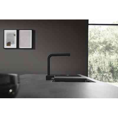 Змішувач Hansgrohe Aquno Select M81 , 21 см, чорний матовий (73836670) Вінниця