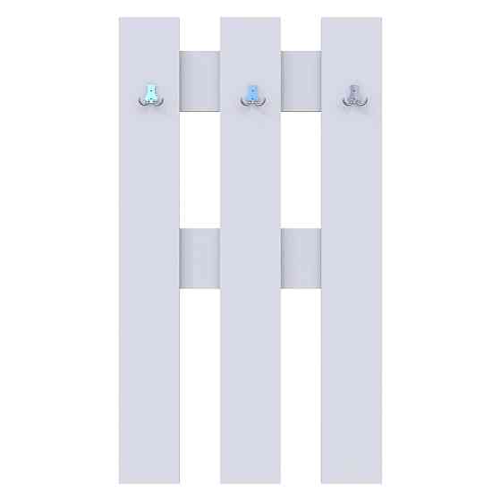 Вішалка для одягу Doros Н1 Білий 65х3,2х115 (DRS-011558) Львів