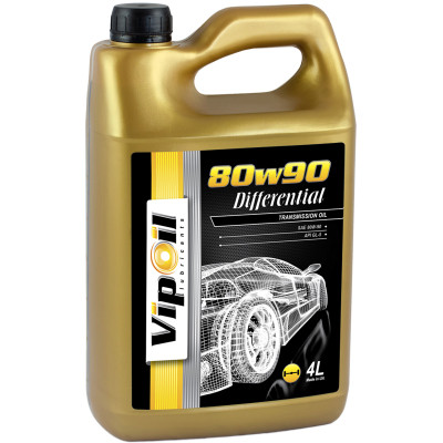 Трансмиссионное масло VIPOIL Differential 80W90 GL-5, 4л (0162857) Винница - изображение 1