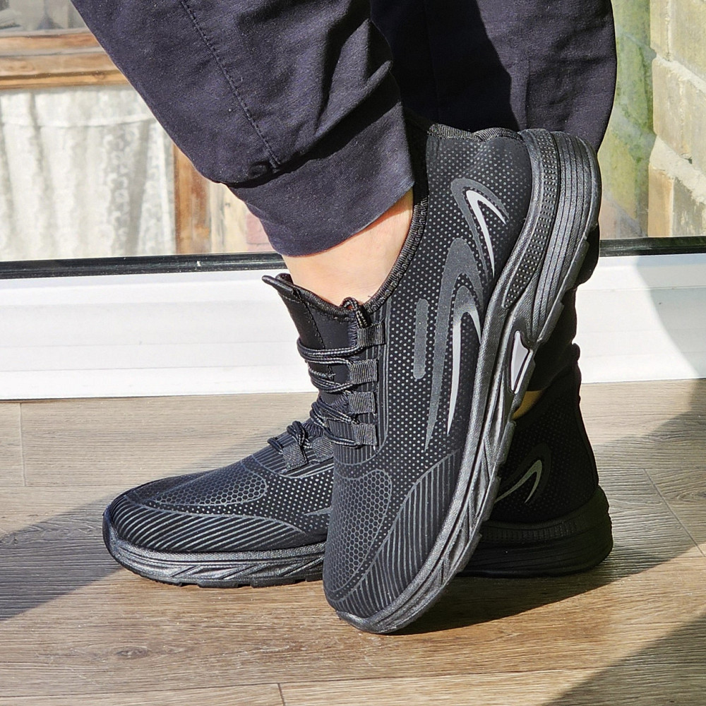 Кросівки Чоловічі Чорні Для бігу Бігові (розміри: 42,43,45) Дніпро - фото 3