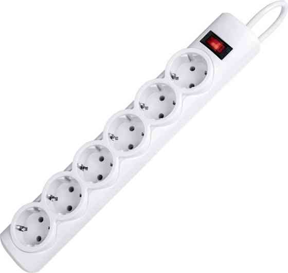 Мережевий фільтр Defender DFS 155 5m 6 роз White UA (994930) (6922319) Київ